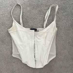 White corset  Top